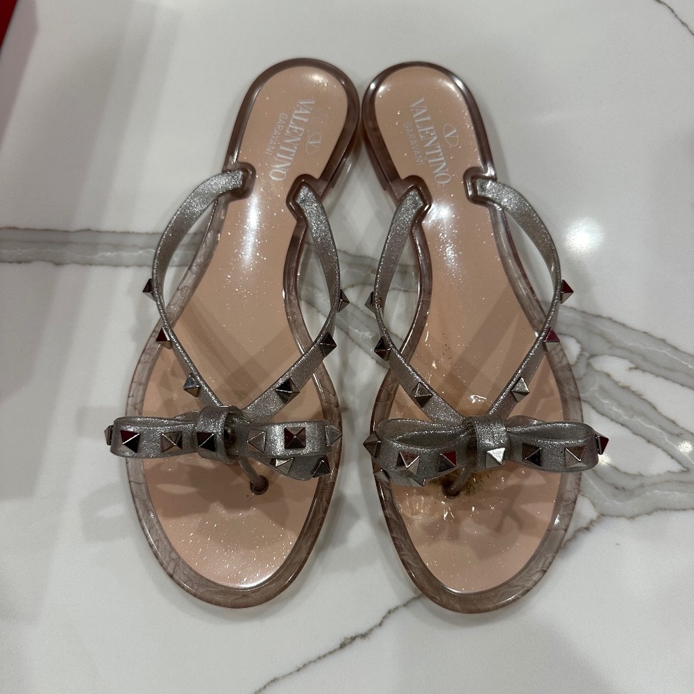 Flawed Valentino Rockstud Jellies